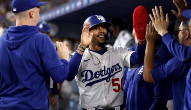 Mookie Betts is hoping to forget his season, which might be turning around for the Dodgers