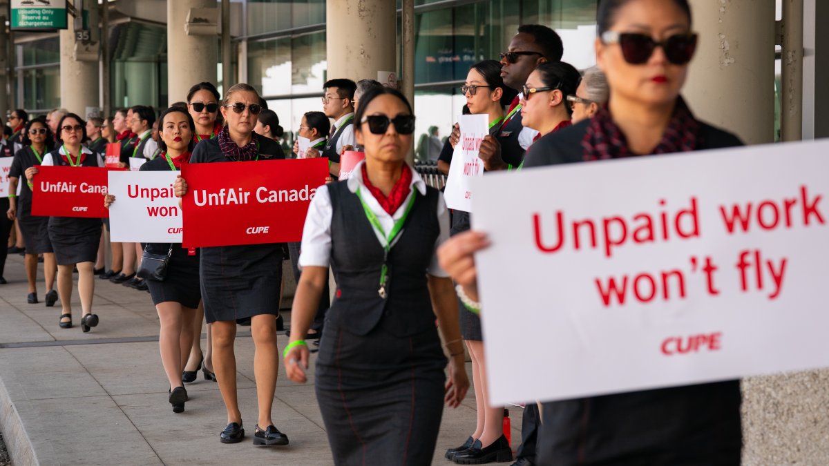 Air Canada reaches ‘tentative agreement’ with flight attendants – NBC Los Angeles
