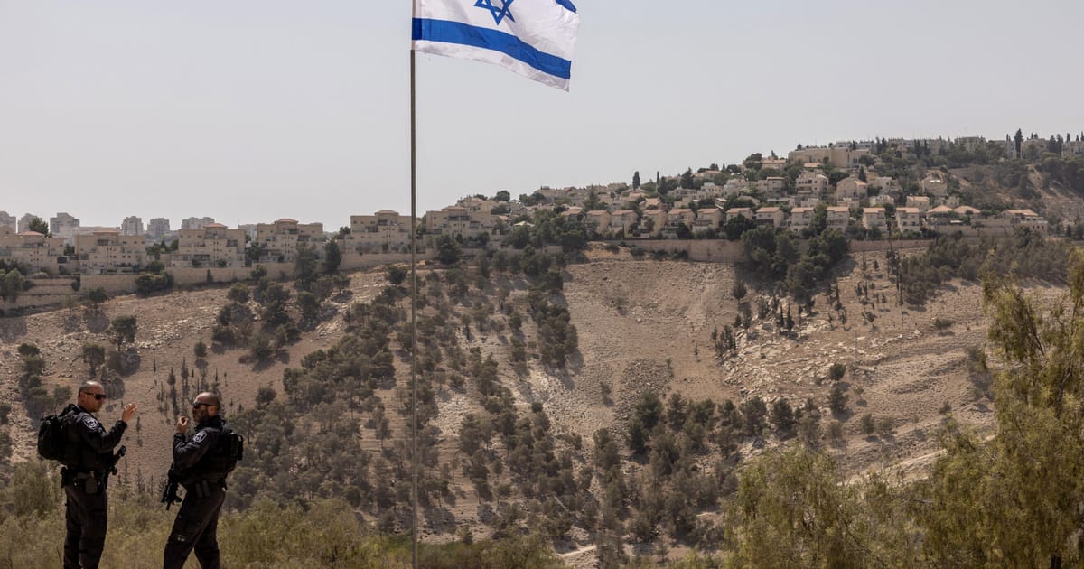 Foreign ministers team up to condemn Israel’s West Bank settlement plans – POLITICO