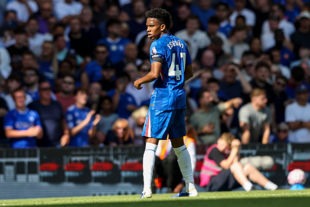 Estevao Willian during his Premier League debut for Chelsea against Crystal Palace.