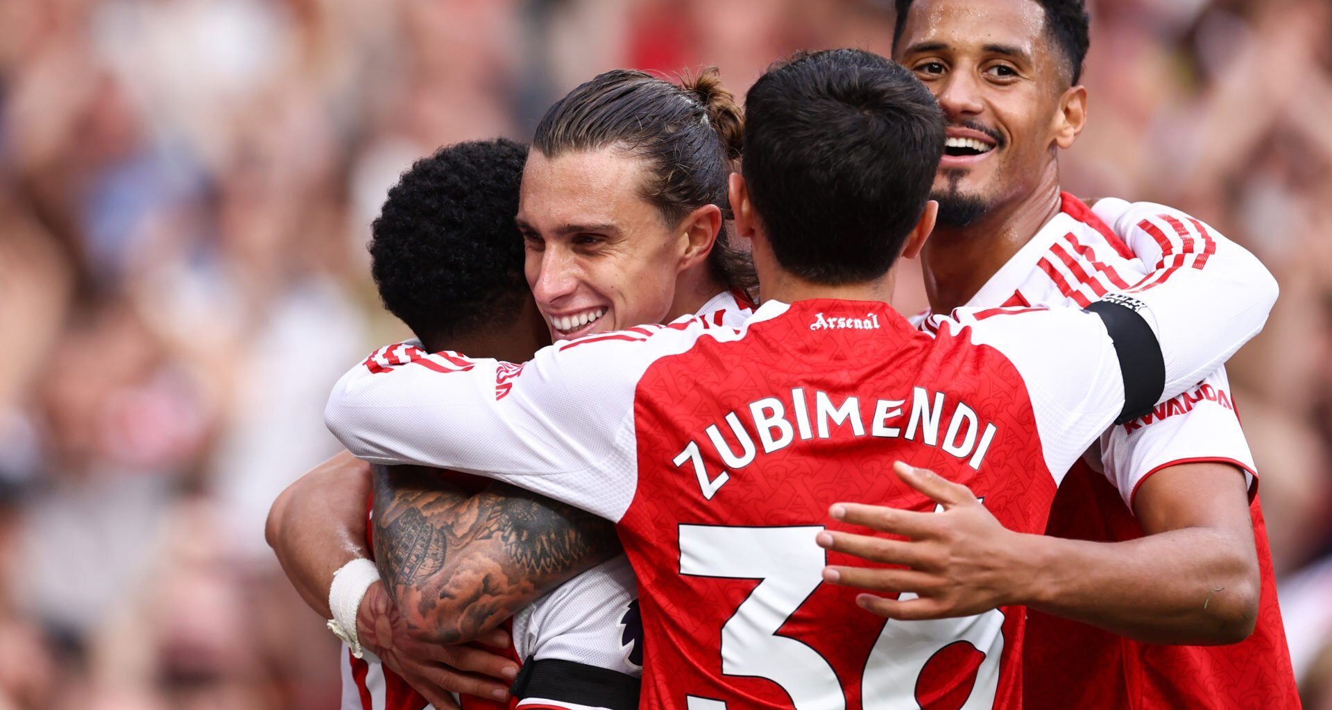 Riccardo Calafiori lauds Arsenal 'game changer' who William Saliba calls 'the best' after Leeds win