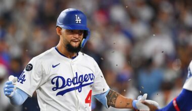 Andy Pages hits two HRs, Emmet Sheehan throws 7 shutout innings as Dodgers move back into 1st place in NL West with 7-0 victory over Reds