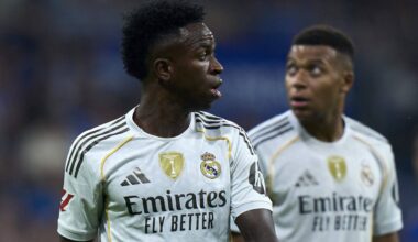 La Liga files complaint about alleged racist abuse of Vinicius Jr and Kylian Mbappe by Oviedo fans