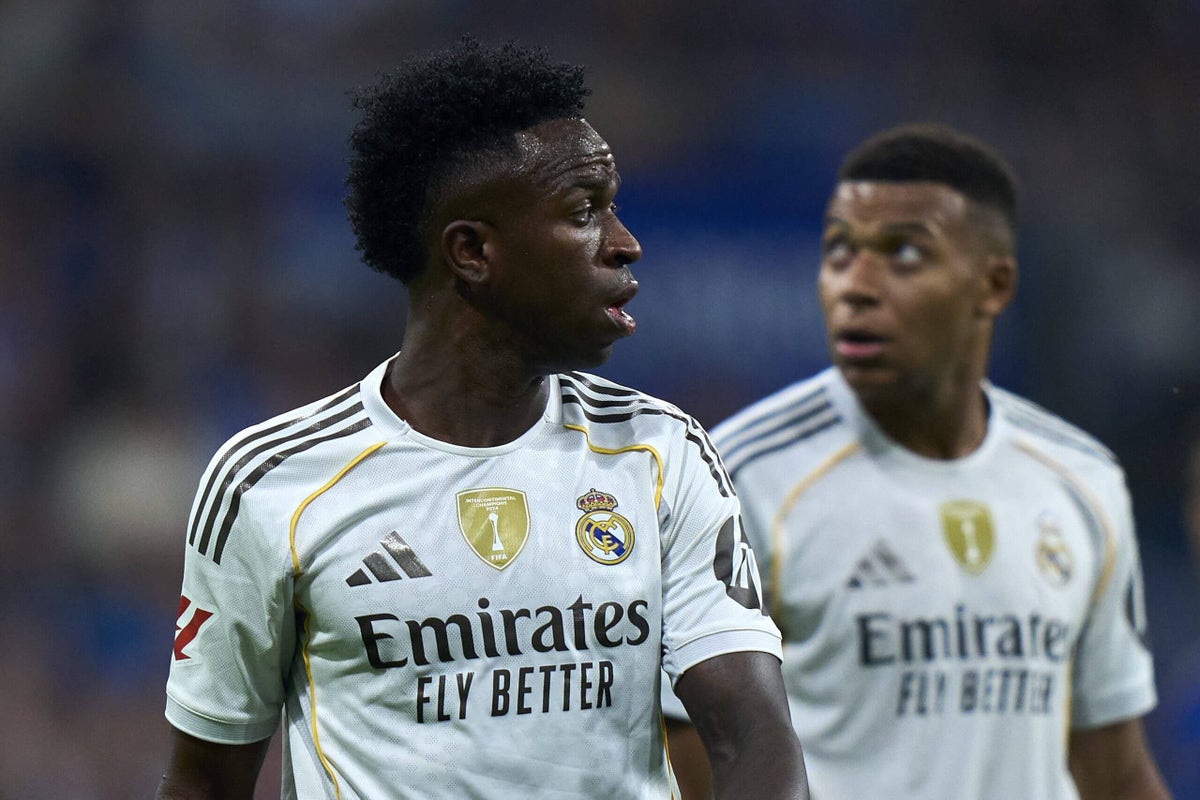 La Liga files complaint about alleged racist abuse of Vinicius Jr and Kylian Mbappe by Oviedo fans