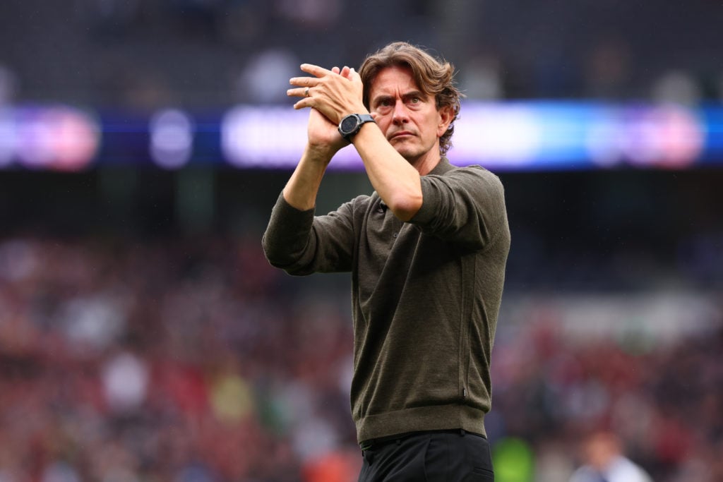 Thomas Frank after Tottenham Hotspur v Bournemouth in the Premier League