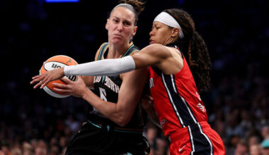 Short-handed New York Liberty beat the Washington Mystics 89-63 behind Harrison and Johannes
