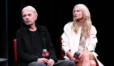 Billy Bob Thornton and Ali Larter of Landman