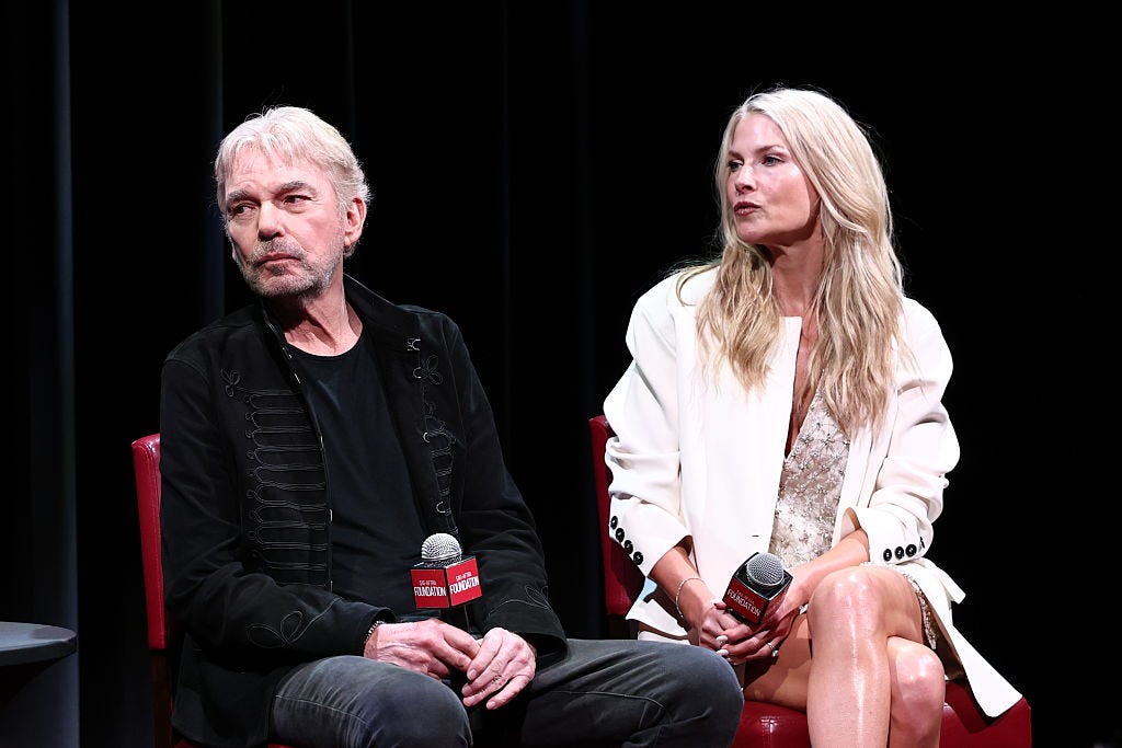 Billy Bob Thornton and Ali Larter of Landman