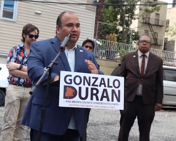 NYC Public Advocate candidate Gonzalo Duran, Bronx conservatives, call out ‘rising tide of socialism’ in city – Bronx Times
