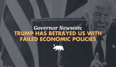 Governor Newsom: Trump has betrayed us with failed economic policies
