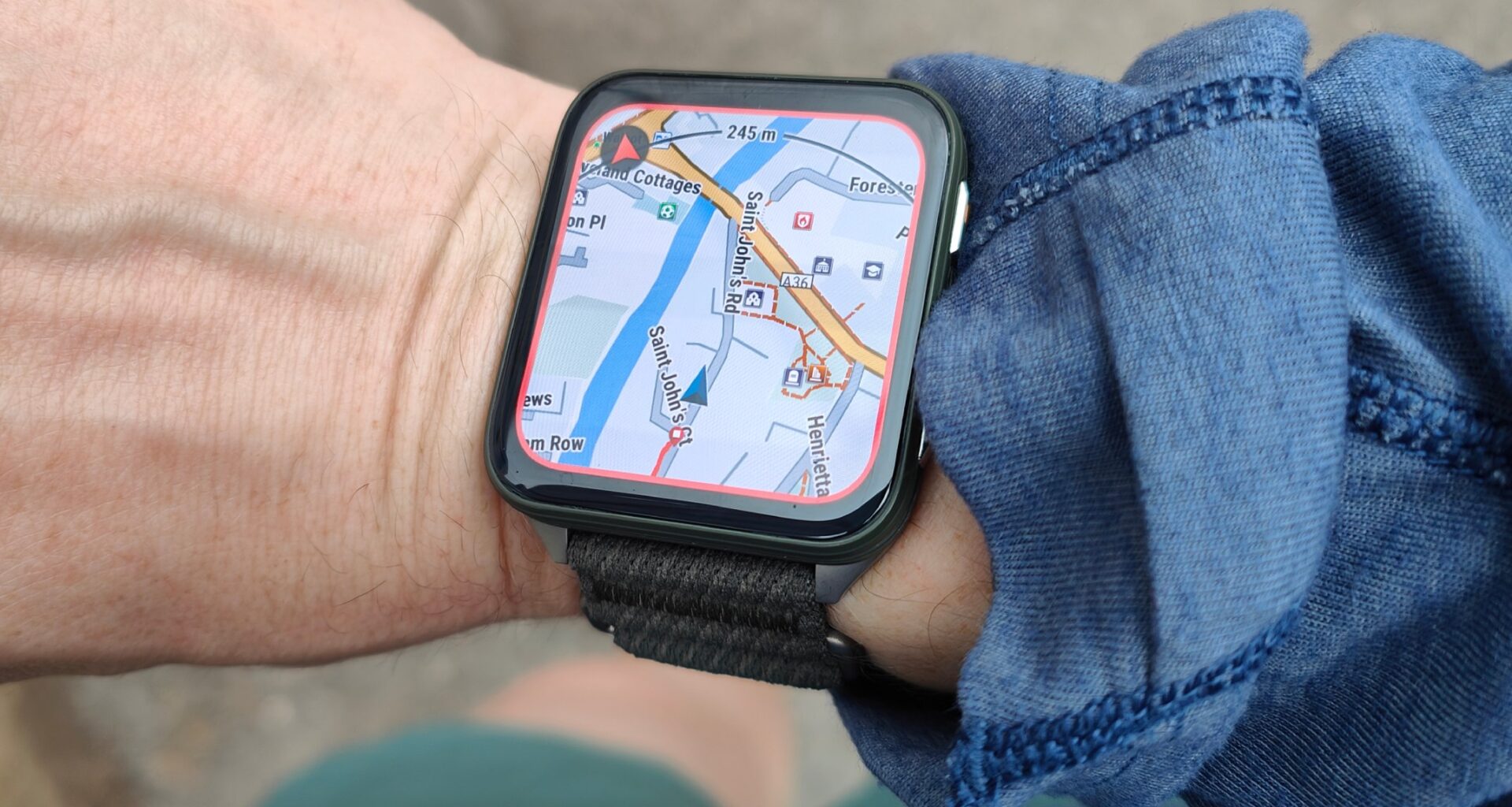 Samsung Galaxy Watch 8 and Garmin Venu X1 worn during run on separate wrists