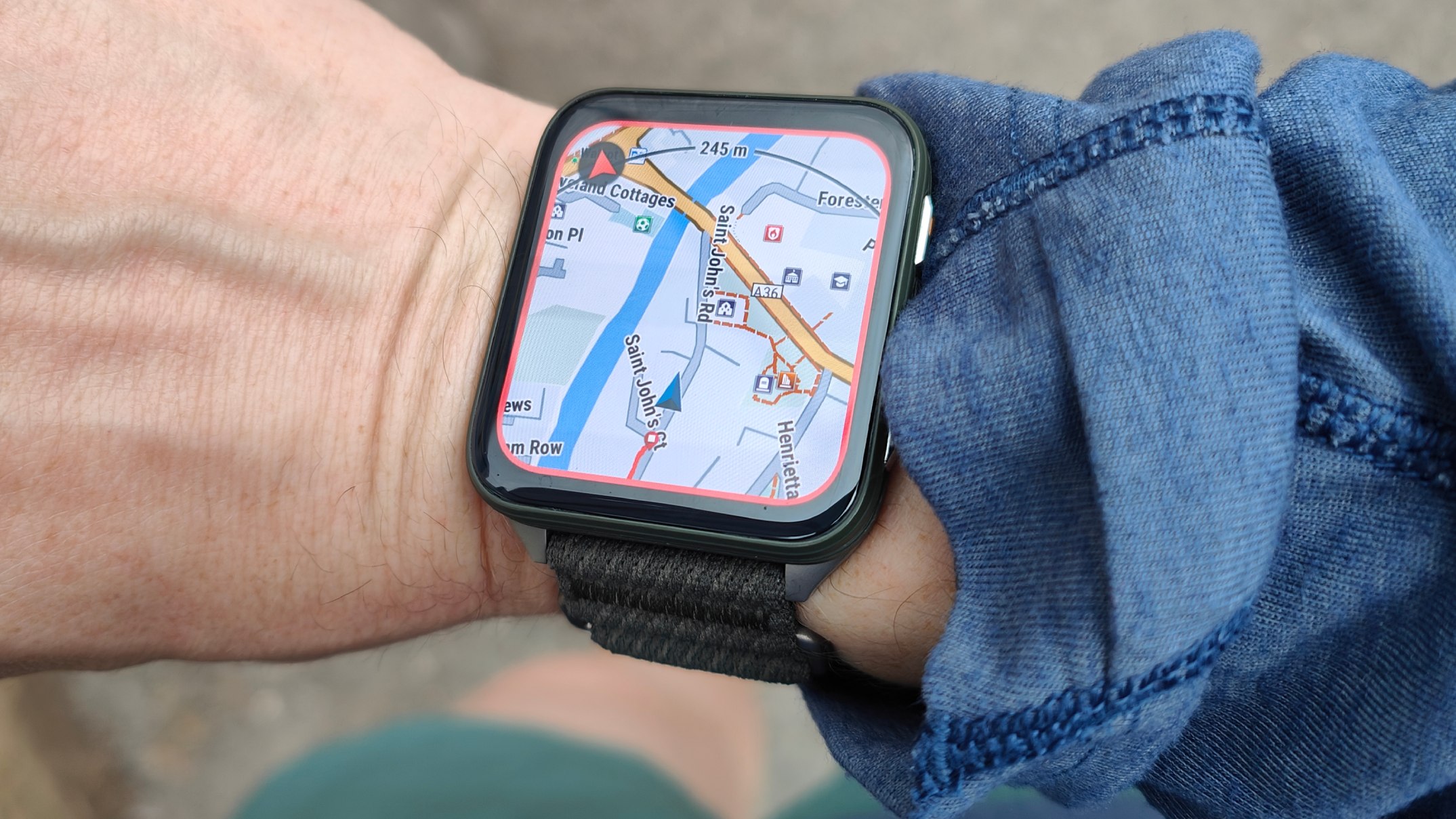 Samsung Galaxy Watch 8 and Garmin Venu X1 worn during run on separate wrists