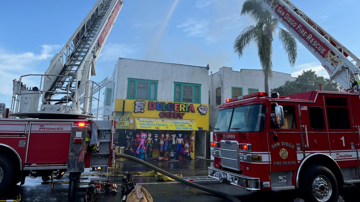 Firefighters battle structure fire in Grant Hill – NBC 7 San Diego