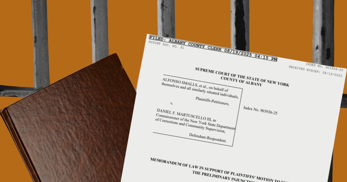 Advocates Float Contempt Ruling for New York Prison…
