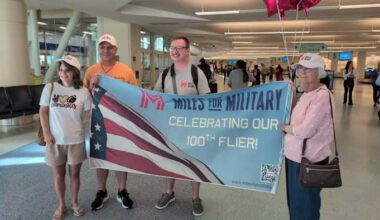 Senior airman flown home by charity for military family reunion in Jacksonville