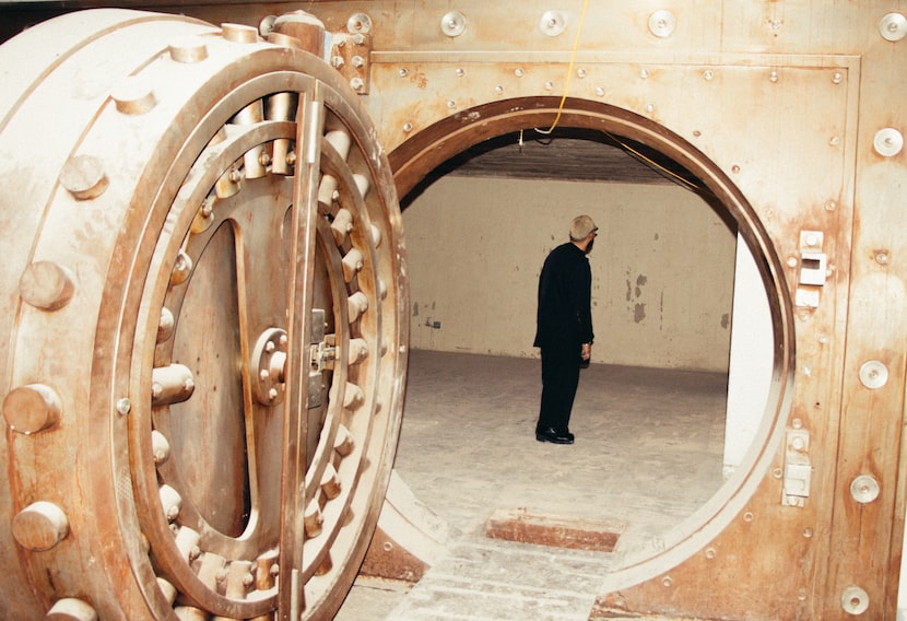 Jonathan Merla surveys the vault at the future nightspot Shyboy Hi-Fi. The subterranean...