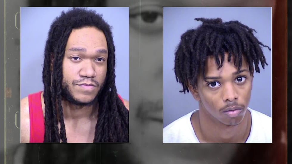 Jechri James-Gillett (right) and Jurrell Davis (left) are charged for the murder of...