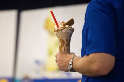 Brad Weiss' Cookie Chaos Milkshake may look tame, but there's a lot in that cup. 