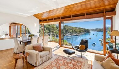 Inside a $13 Million Waterfront Home in Australia With a Pontoon
