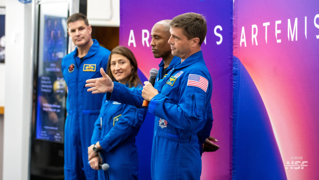 Artemis II astronauts discuss mission status ahead of in-capsule training