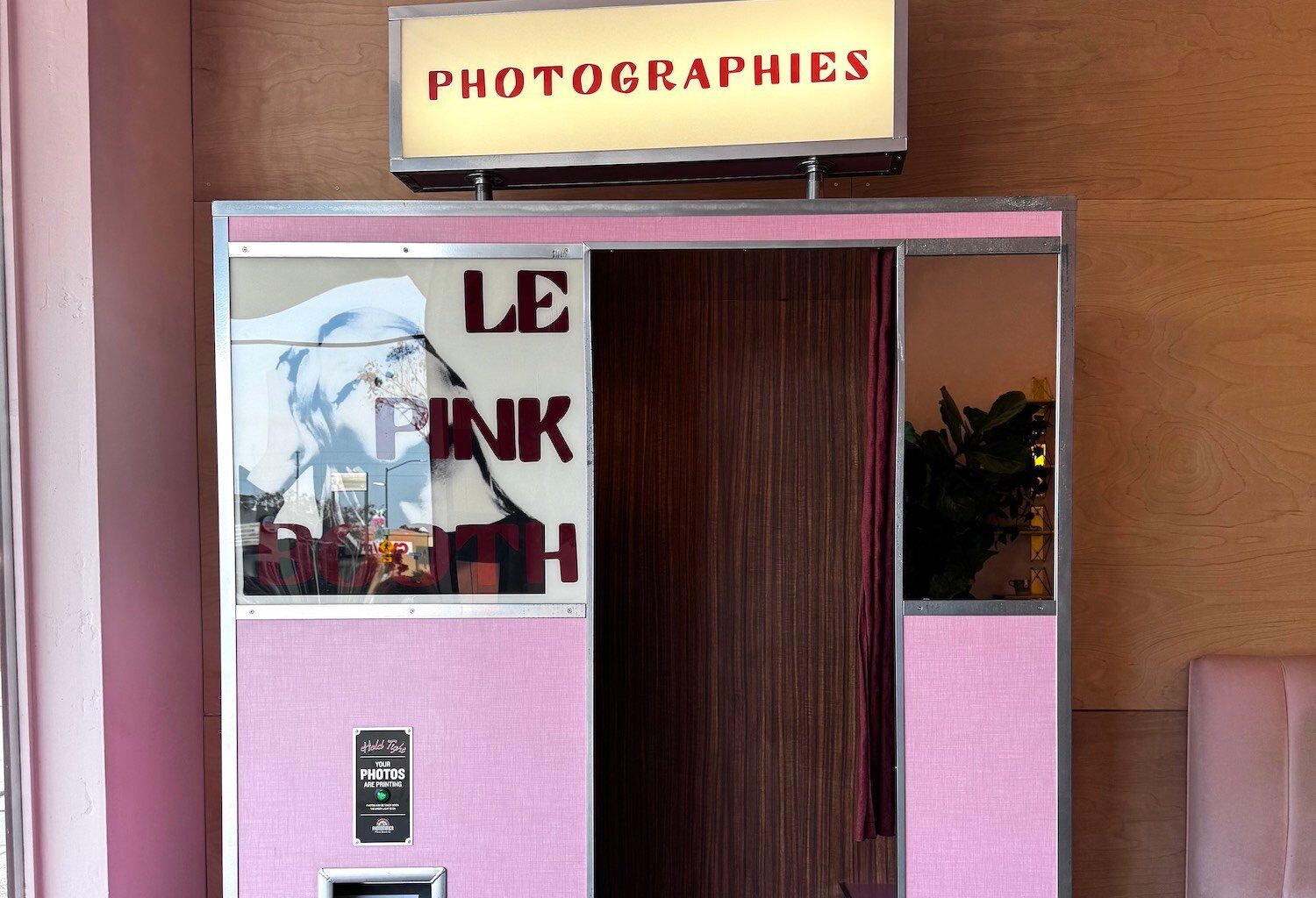 San Diego photo booth at Holy Matcha coffee & tea shop in North Park