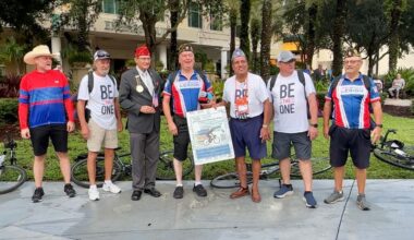 Band of brothers cycle to bringmattention to PTSD
