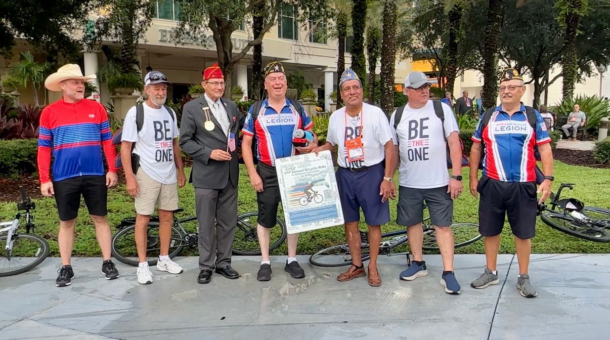 Band of brothers cycle to bringmattention to PTSD