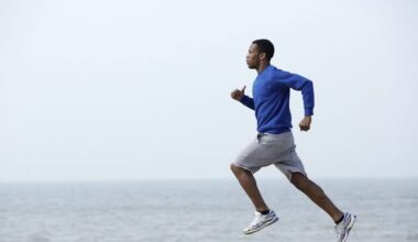 Someone jogging
