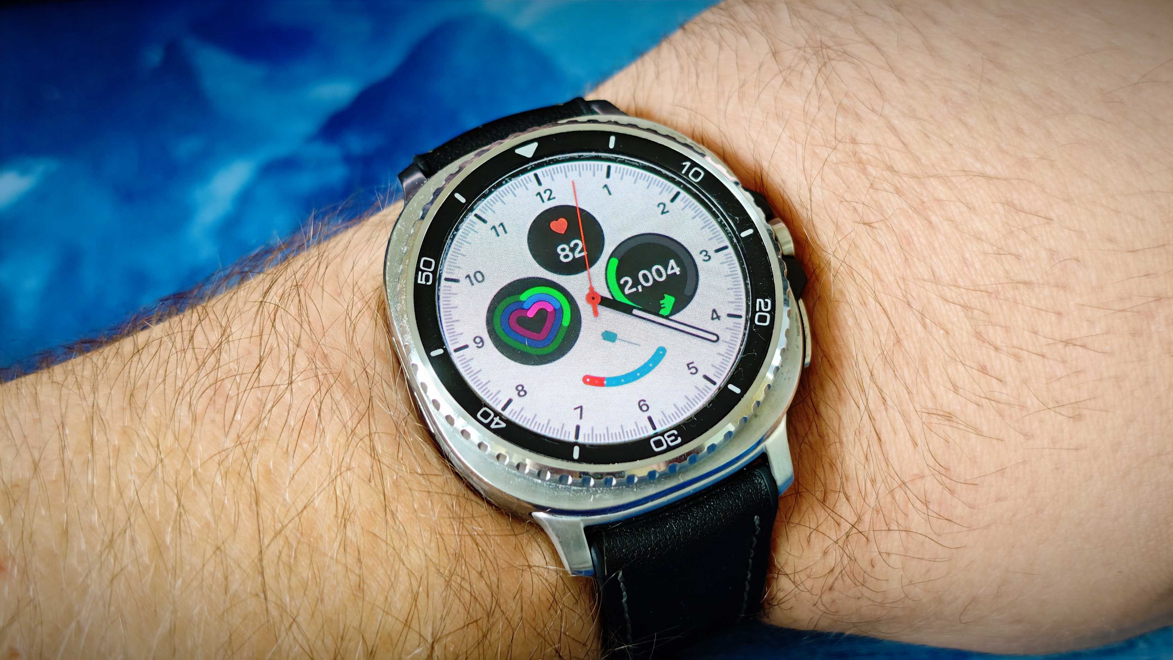A Samsung Galaxy Watch 8 Classic