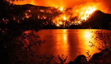 Wesley Ridge wildfire in B.C. burns in difficult terrain, posing a challenge for firefighters
