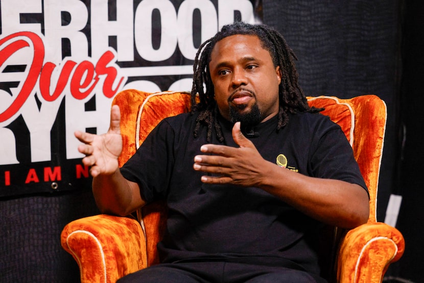 Fatherhood Over Every Hood founder Alex Nelson speaks with The Dallas Morning News,...
