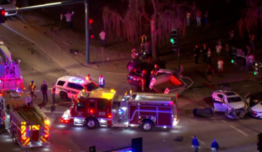 Four people hospitalized after serious crash in east Phoenix