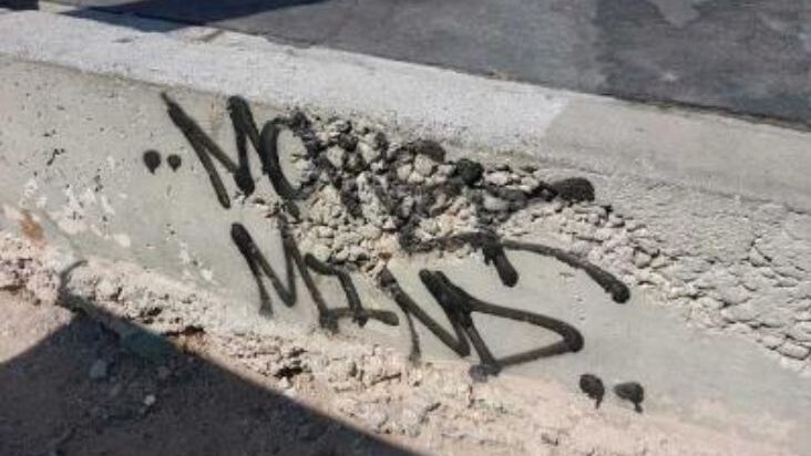 Graffiti committed by Phoenix vandal in 2024...