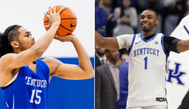 Jamon Dumas-Johnson celebrates a tackle against Vanderbilt - Dr. Michael Huang, Kentucky Sports Radio