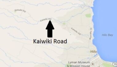 Emergency repairs underway on Kaiwiki Road in Hilo : Big Island Now