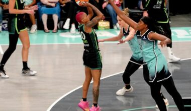 Minnesota Lynx fall 85-75 to Liberty in New York, failing to earn a four-game regular-season sweep