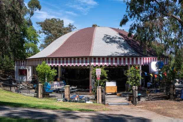 The Griffith Park Merry-Go-Round at Griffith Park in Los Angeles...