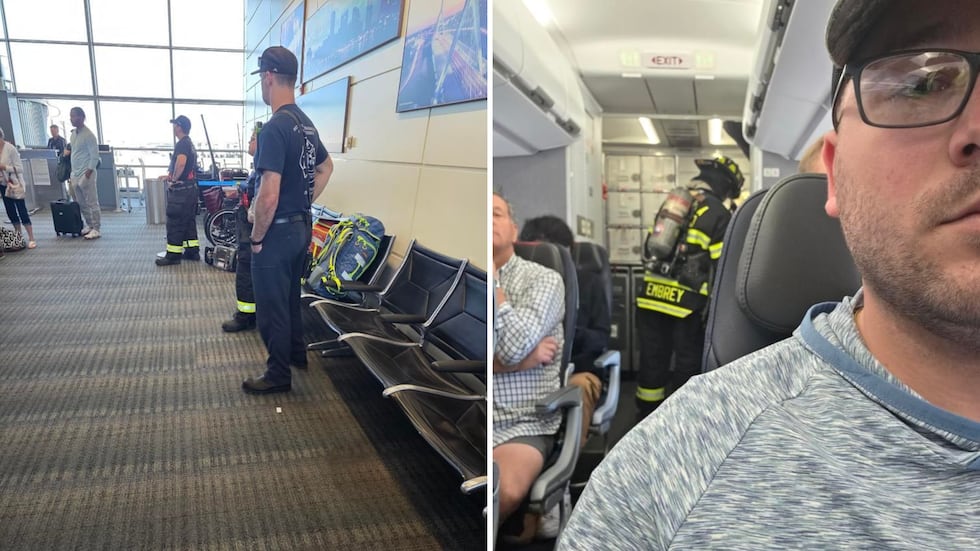 A flight bound for Phoenix Sky Harbor Airport was forced to divert and land after a fire was...