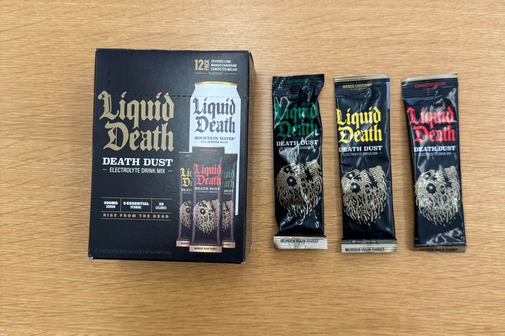 Liquid Death packets