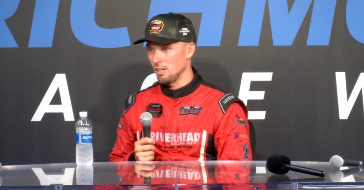 Video View: Craig Lutz Media Press Conference Following NASCAR Mod Tour Win At Richmond