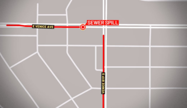 Crews clean up overnight sewer spill
