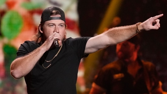 Morgan Wallen performs on the first night of the 2022 iHeartRadio Music Festival, on Sept. 23, 2022, in Las Vegas. (AP)