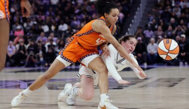 Leila Lacan, shown here during Monday's game against Golden State, scored a team-high 17 points to beat the Chicago Sky on Wednesday.