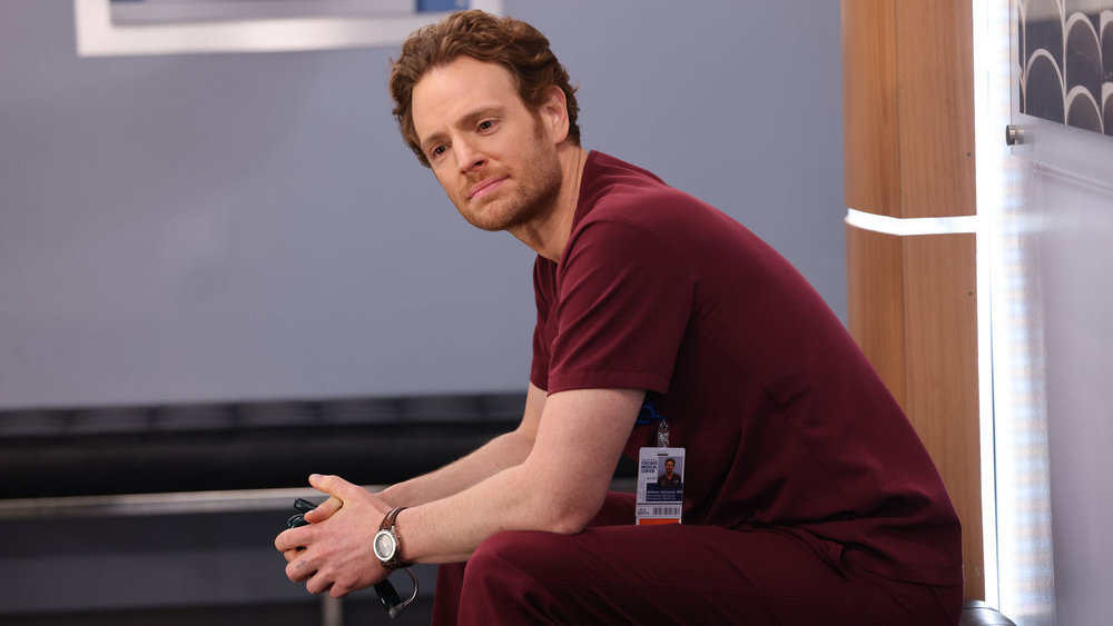 CHICAGO MED -- "Know When to Hold and Know When to Fold" Episode 817 -- Pictured: Nick Gehlfuss as Will Halstead -- (Photo by: George Burns Jr/NBC)