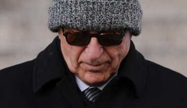 FILE - Erden Arkan leaves federal court, Friday, Jan. 10, 2025, in New York after pleading guilty t...