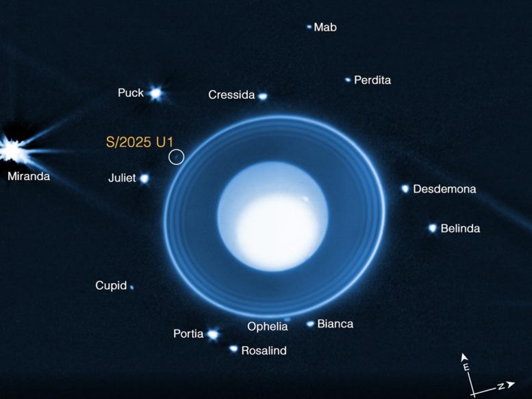 New Uranus Moon Discovered