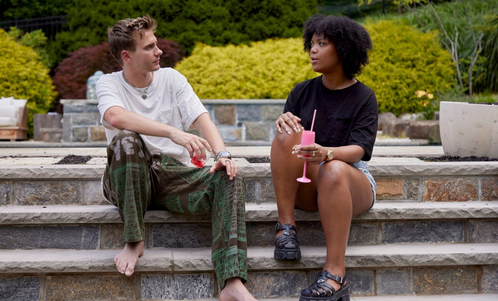 Charlie Zakkour and Riley Burruss on "Next Gen NYC" (Jocelyn Prescod/Bravo)
