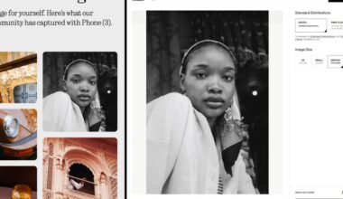 Nothing busted using professional photos as Phone 3 samples