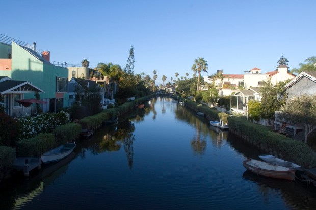 The historic Venice Canals are a picture-perfect setting for a romantic stroll.(Photo by Foster Snell, SCNG)