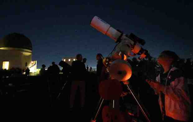 For a date that's truly out of this world, Griffith Observatory offers stargazing, exhibits, and sweeping views of Los Angeles.(Photo by Gene Blevins, Contributing Photographer)